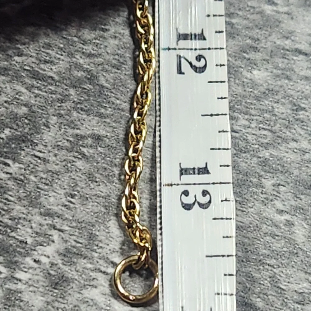Vintage Gold Tone Filigree White Cabochon Victorian Revival Necklace